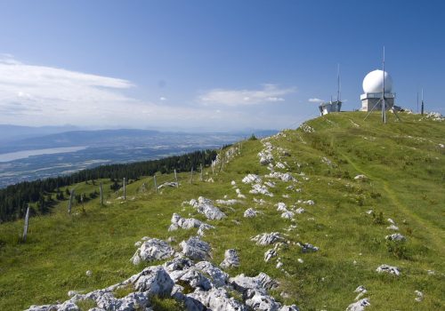 Le massif de la Dôle.