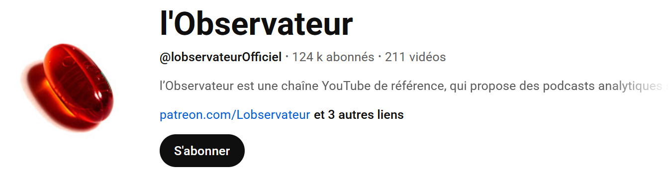 L'Observateur, le dieu des MGTOW.